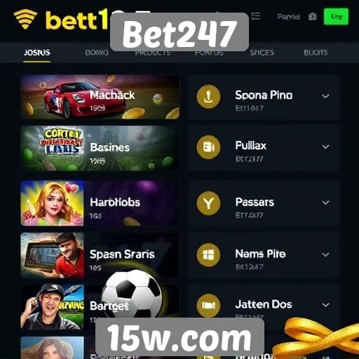 Jogos populares disponíveis na plataforma Bet247